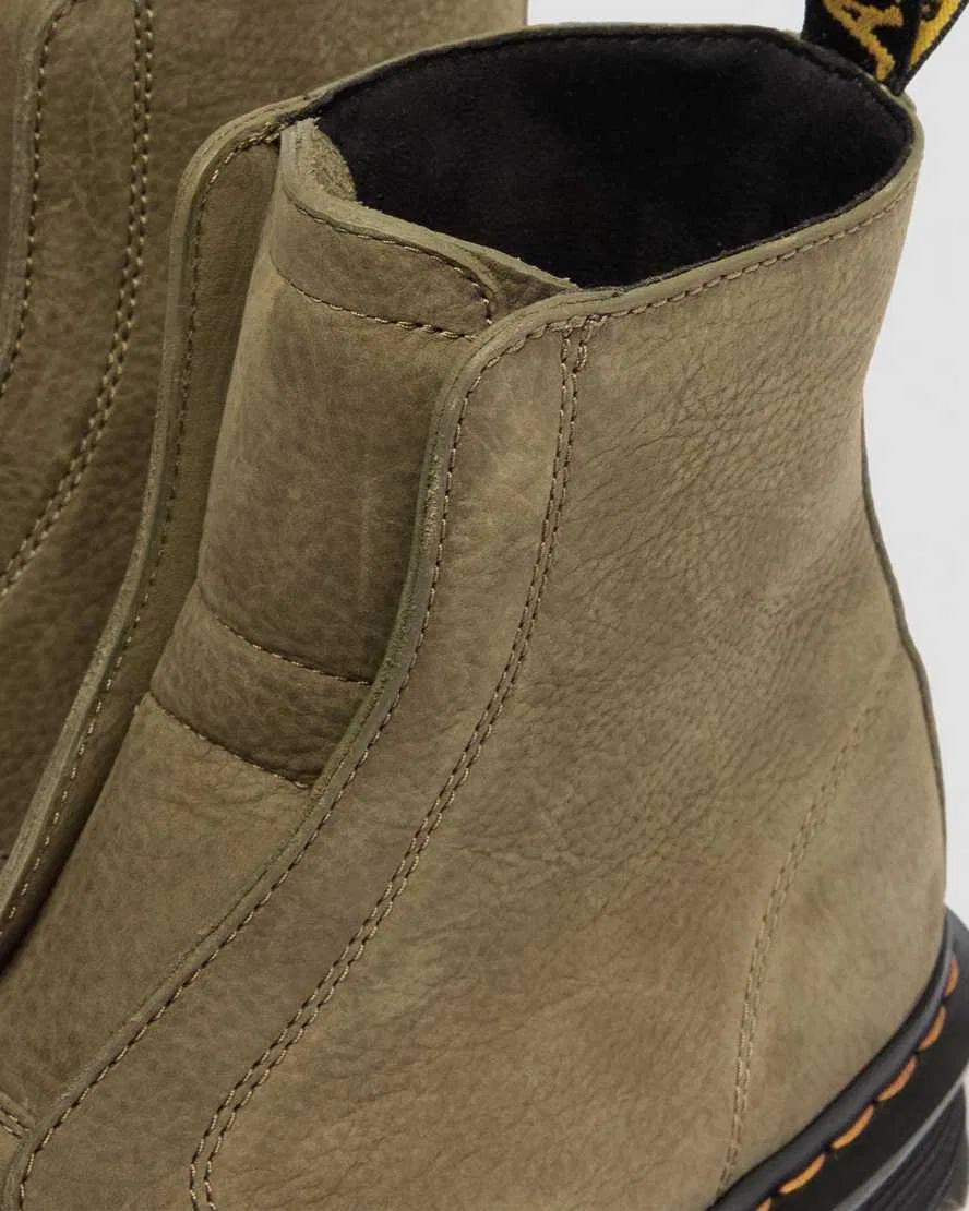 Ботинки Zebzag без шнурков из нубука Dr Martens, зеленый — фото 3
