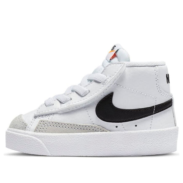 

Кроссовки blazer mid '77 'white black' Nike, белый