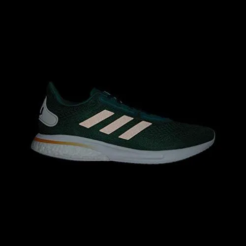 Мужские кроссовки Adidas Supernova +, темно-зеленый/оранжевый — фото 3
