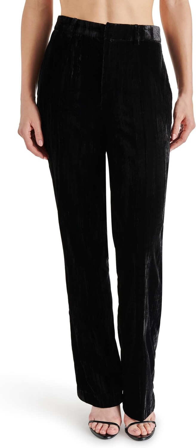 

Брюки Steve Madden Mercer Crushed Velvet Pants, черный