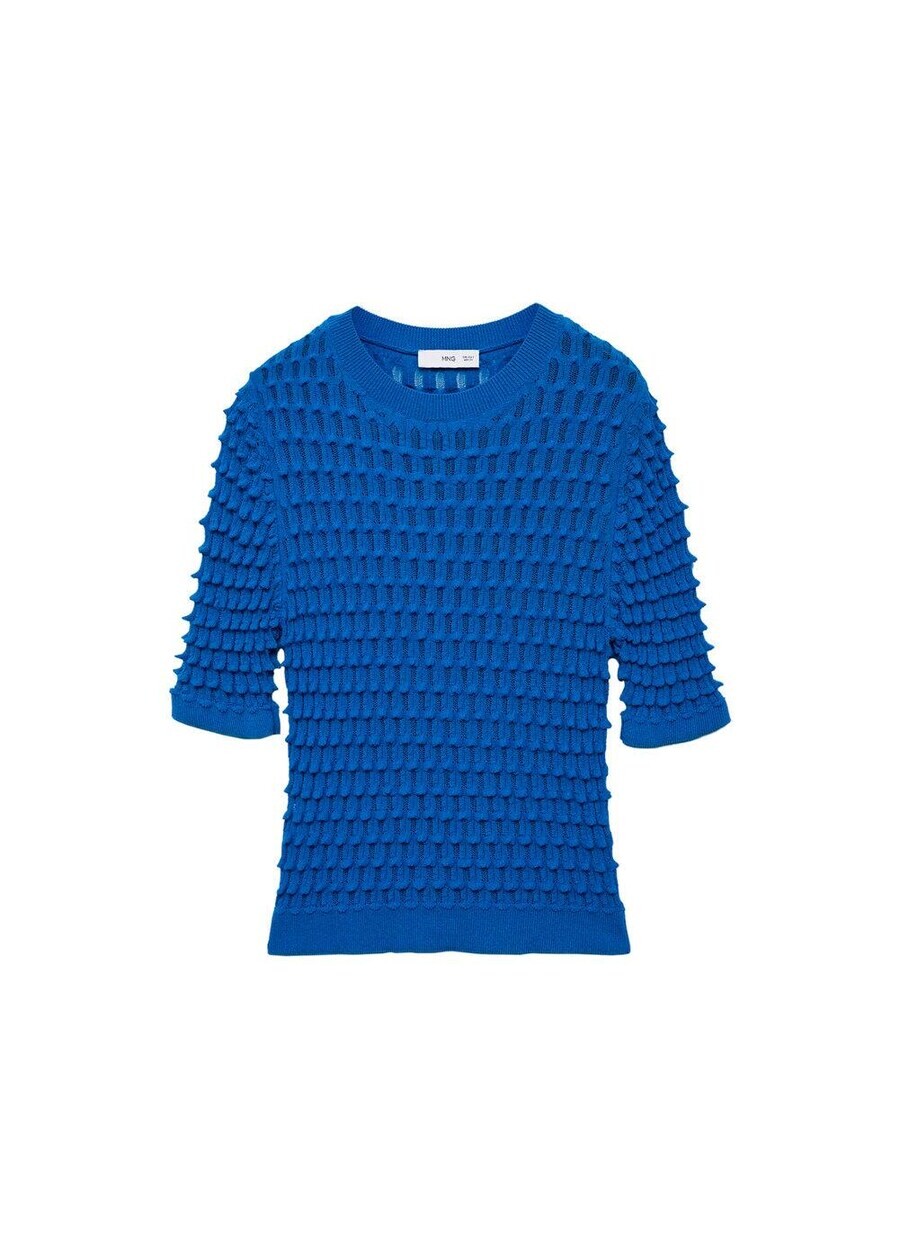 

Тонкий вязаный свитер MANGO Sweater BRUNI, королевский синий