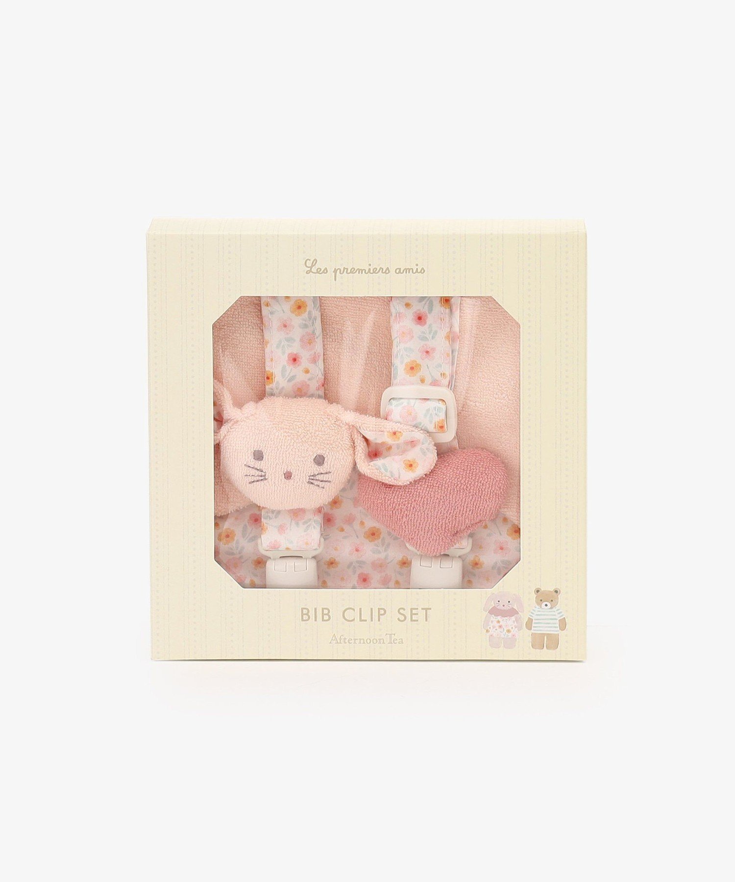 Подарочный набор зажимов для нагрудника / Les Premieres Zami Afternoon Tea Living, pink