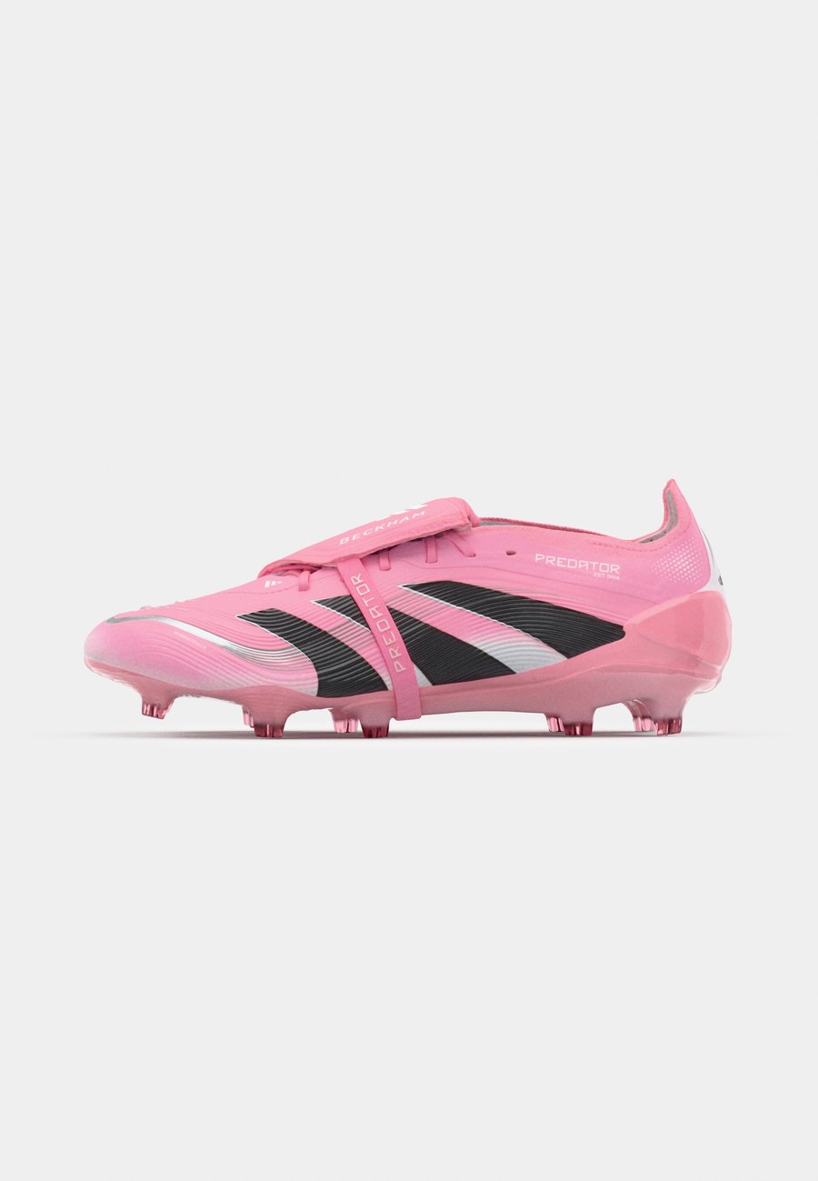 Кроссовки Adidas Performance PREDATOR ELITE FOLD-OVER TONGUE FIRM GROUND FOOTBALL BOOTS, Beam Pink/Core Black/Footwear White/Light Pink — фото 2