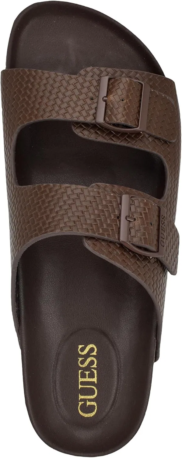 Мужские сандалии Unikin от GUESS, Dark Brown Textured 200 — фото 4