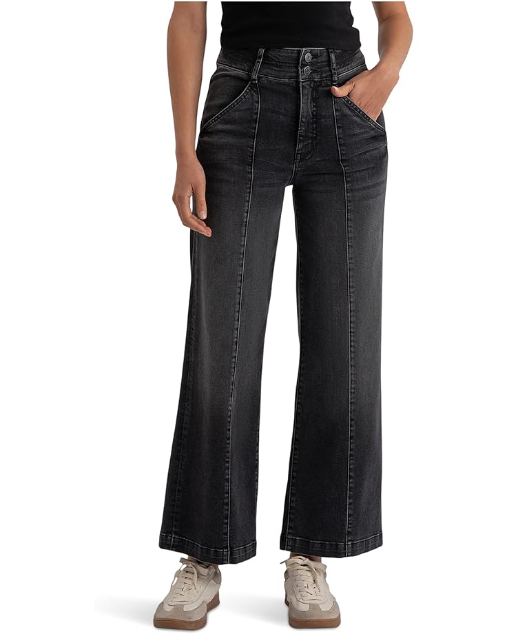 

Женские джинсы KUT from the Kloth Meg High-Rise Fab Ab Wide Leg Slanted Front Pockets, Enjoy