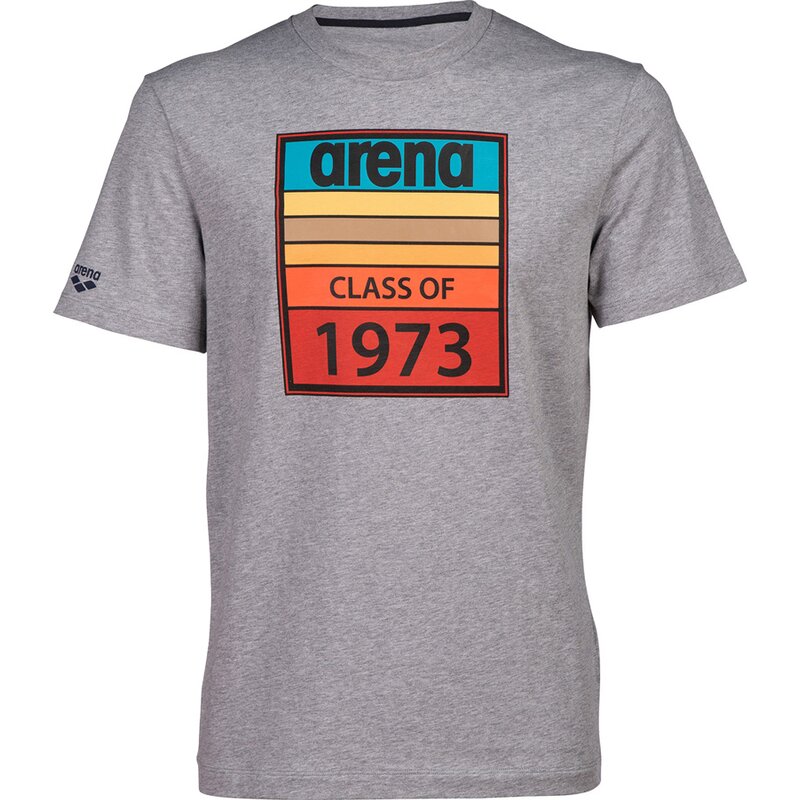 

Рубашка мужская футболка однотонная хлопковая Arena, серый