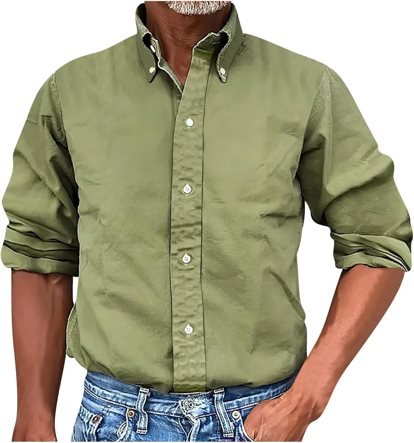 

Мужская футболка-рубашка business dress shirt wrinkle free stretch long sleeve regular fit