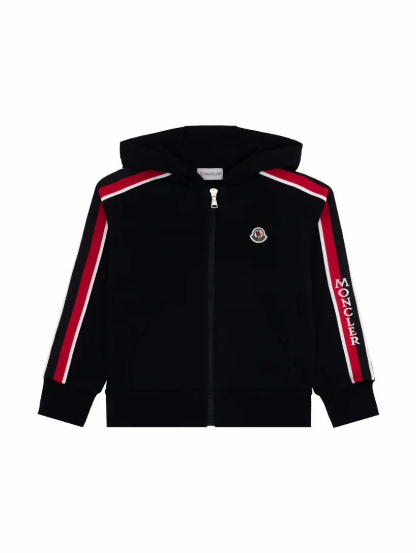 

Спортивная кофта с логотипом Moncler, тёмно-синий