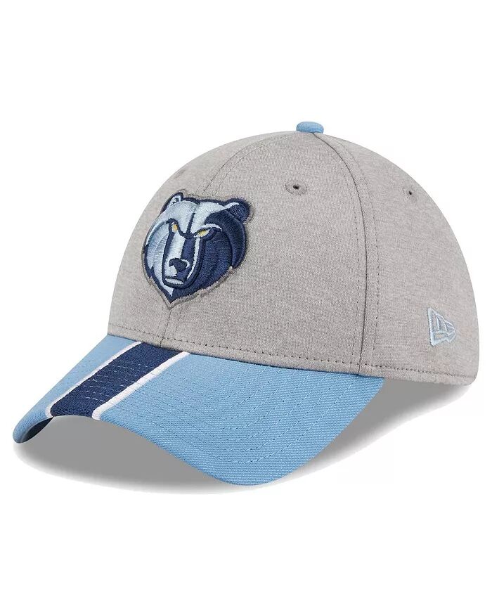 

Мужская серая, светло-голубая полосатая кепка Memphis Grizzlies 39THIRTY Flex New Era