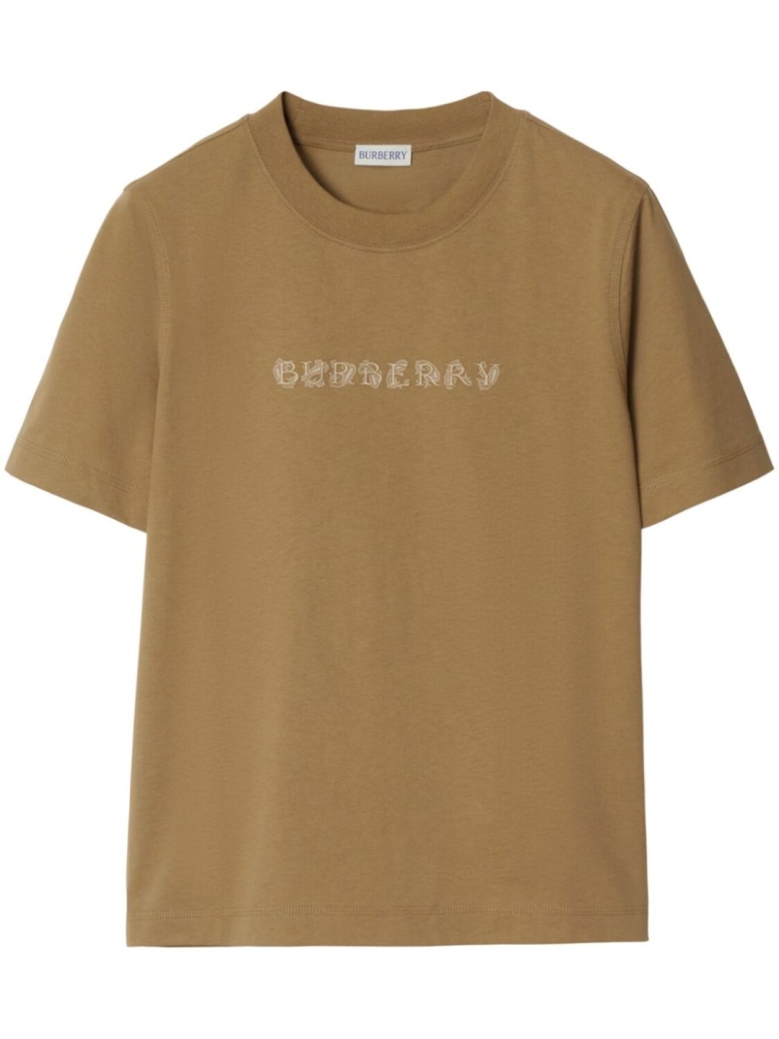 

Burberry футболка с логотипом, коричневый