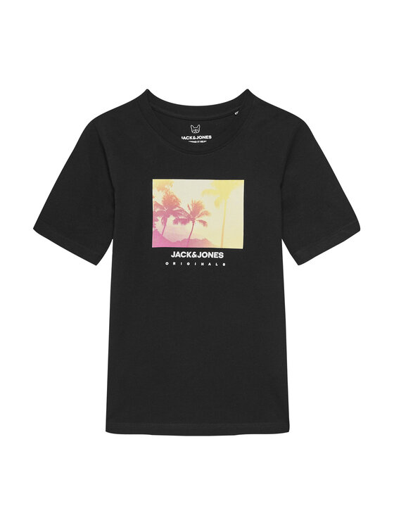

Футболка обычного кроя Varenna 12278349 Jack&Jones Junior, черный