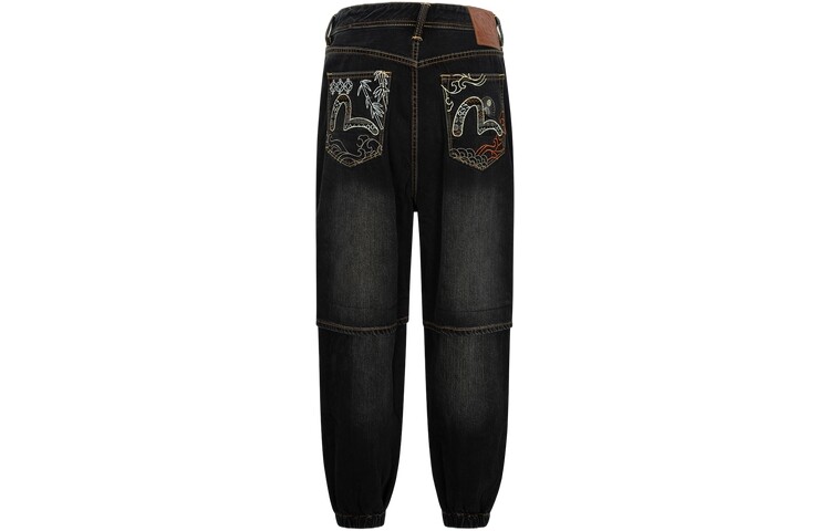 

Джинсы мужские ковбойские черные Evisu, черный