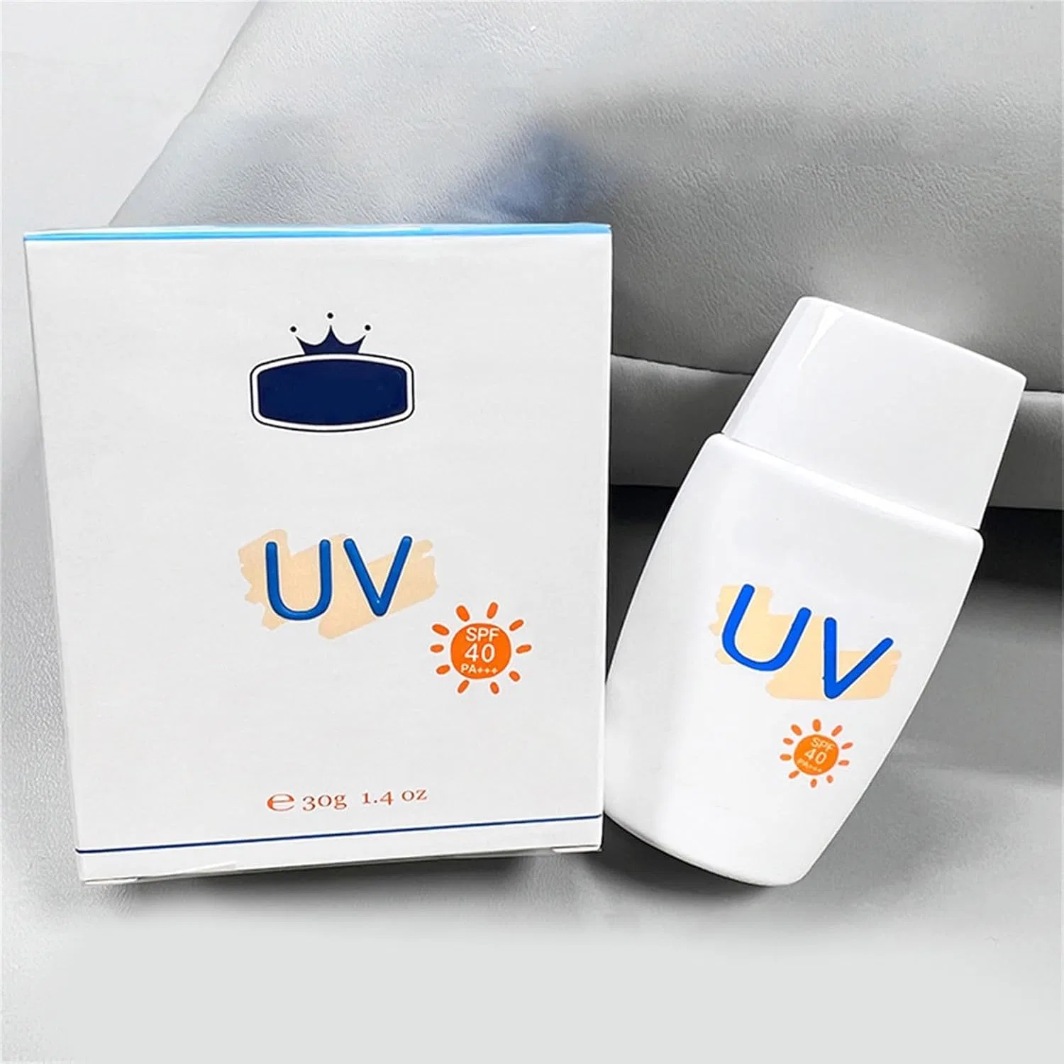Солнцезащитный крем для детей SPF 40, физический блок, Generic, 30 мл, голубой — фото 2