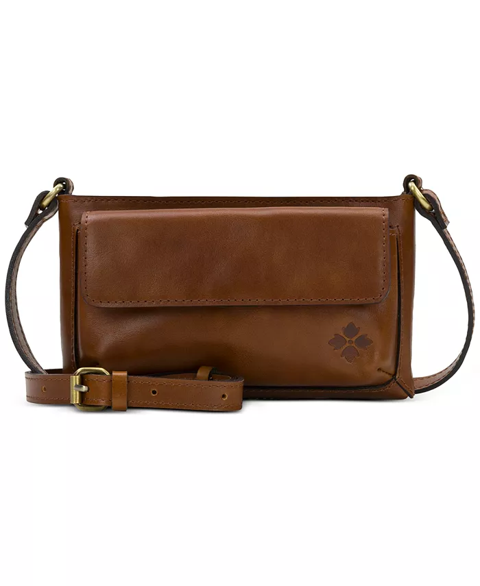 

Кожаная сумка через плечо Dovera Mini Patricia Nash, коричневый