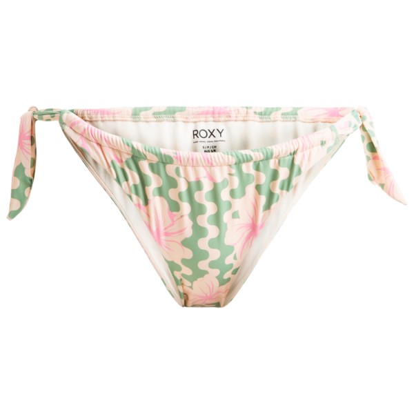 

Женские гибискусные завязки Daze средней длины - плавки бикини Roxy, Basil Party Waves Yw