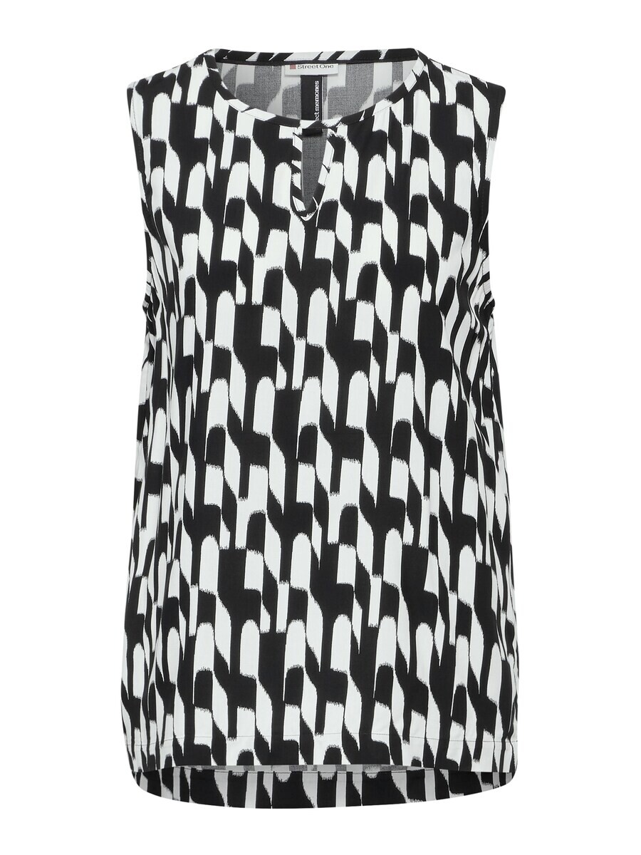 

Блуза STREET ONE Blouse, черный/белый