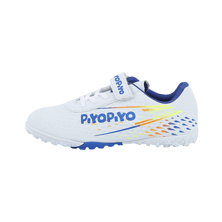 

Футбольные бутсы детские, противоскользящие, с амортизацией и ударами, устойчивые к истиранию PIYOPIYO, белый/синий