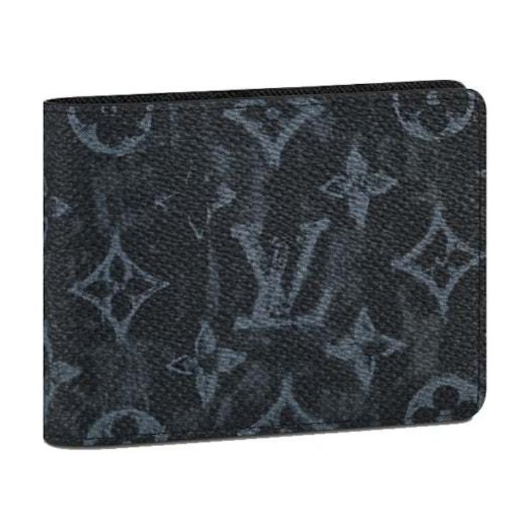Монохромный пастельный черный холщовый многосекционный кошелек LOUIS VUITTON, Box(Set+Box) — фото 2