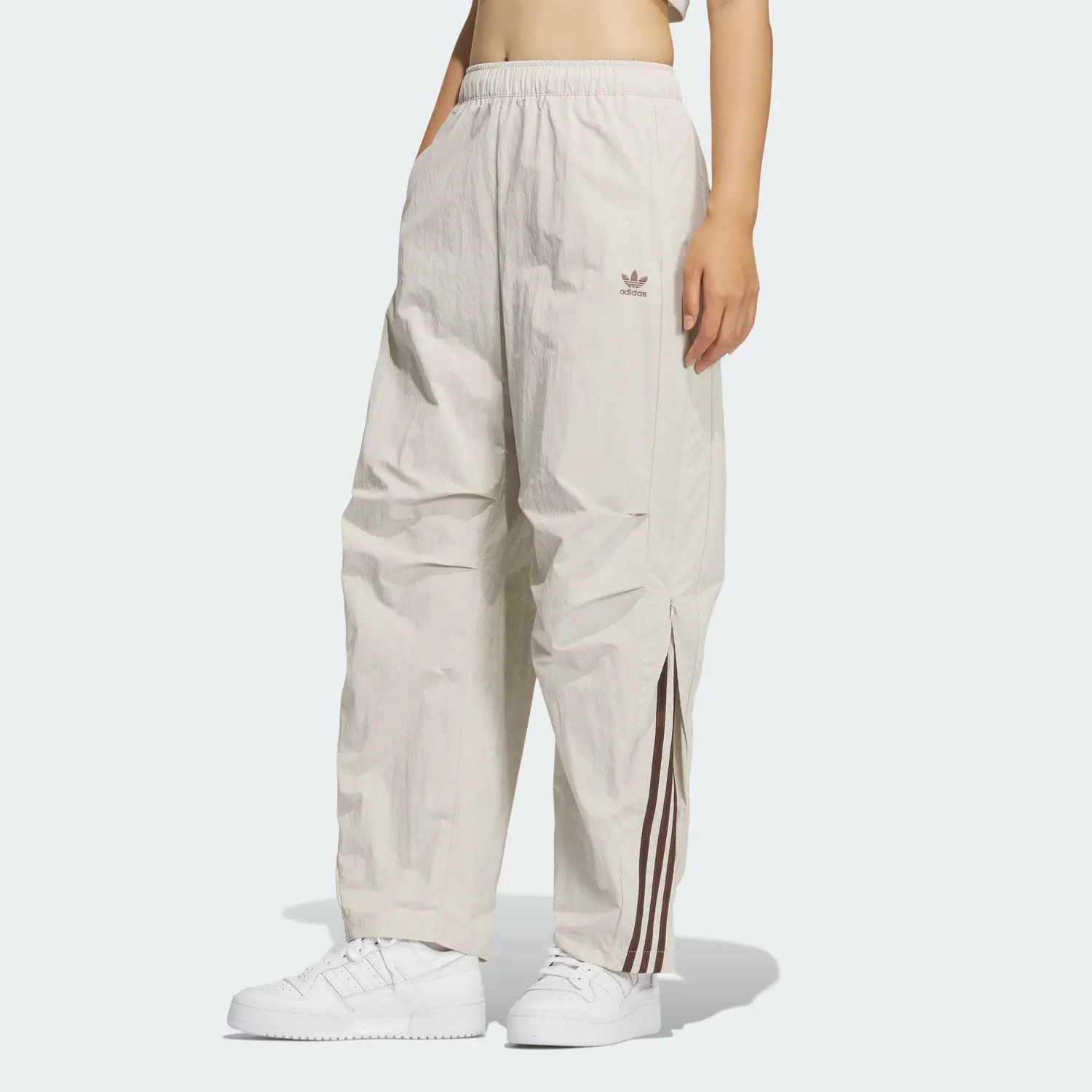 Спортивные штаны женские Adidas Originals, коричневый — фото 3