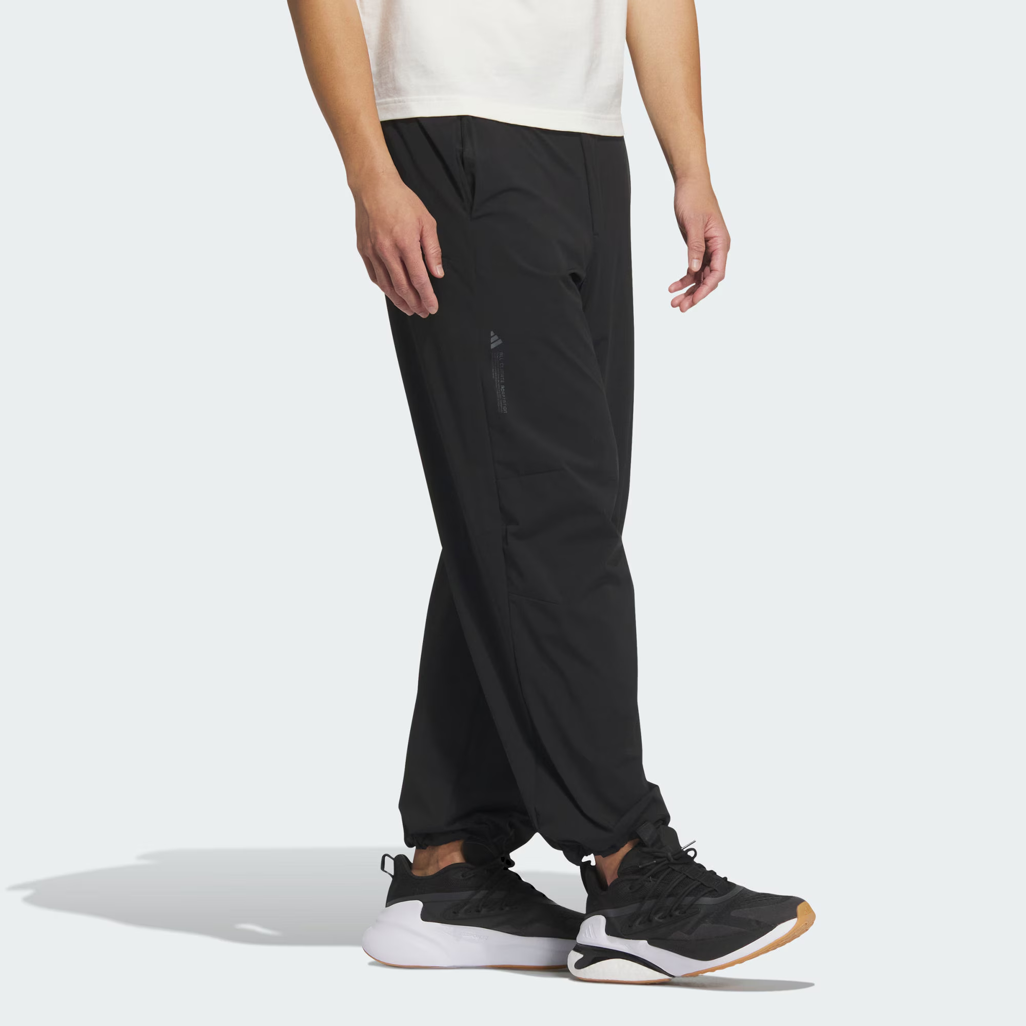 Adidas Городские парашютные джоггеры спортивные штаны мужские black — фото 4