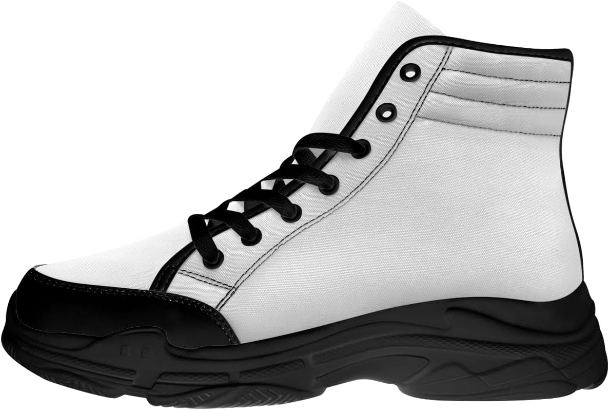 

Мужские и женские белые кроссовки на высокой подошве, спортивные сникерсы на шнуровке из хлопка, подарки для нее и для него Generic