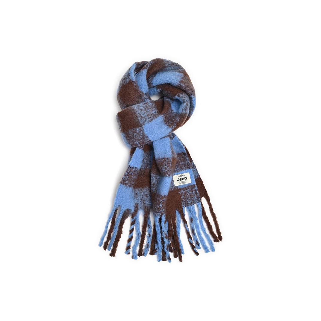 

Jeep Вязаный шарф унисекс, Light Blue