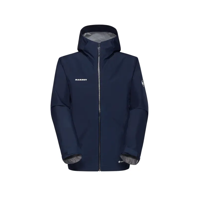 

MAMMUT Мужская ветровка для походов водонепроницаемая и ветрозащитная, Deep Sea Blue/Marine