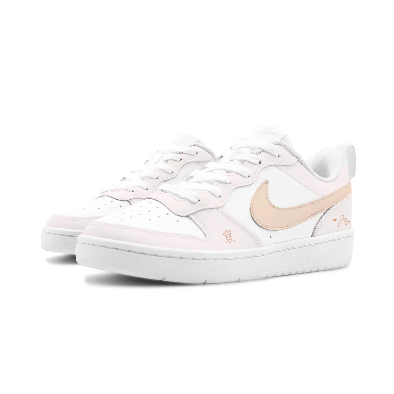 Кроссовки для скейтбординга Nike Court Borough детские розовые — фото 4