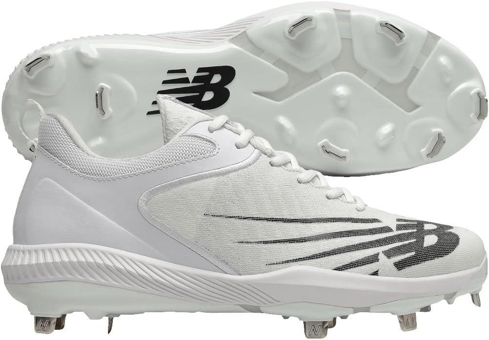 Кроссовки New Balance Mens FuelCell 4040 V6 MetalBaseball, White/Black — фото 2