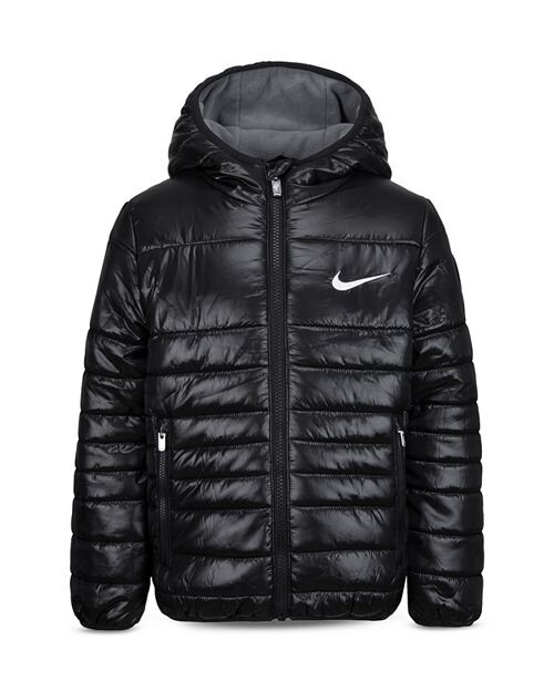 

Пуховик с капюшоном для мальчиков – Little Kid Nike, цвет Black