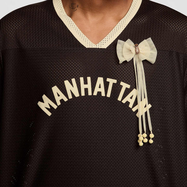 Футболка x bode mesh jersey Nike, черный — фото 3
