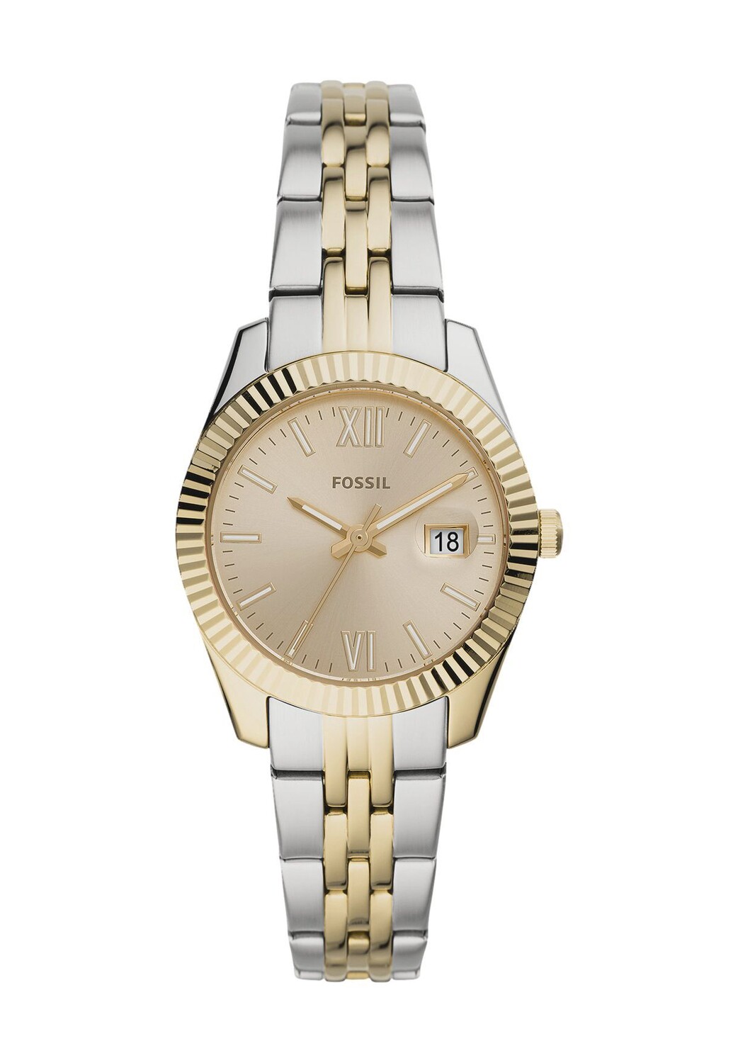 

Женские часы Scarlette ES4949 FOSSIL, цвет Silber Gold