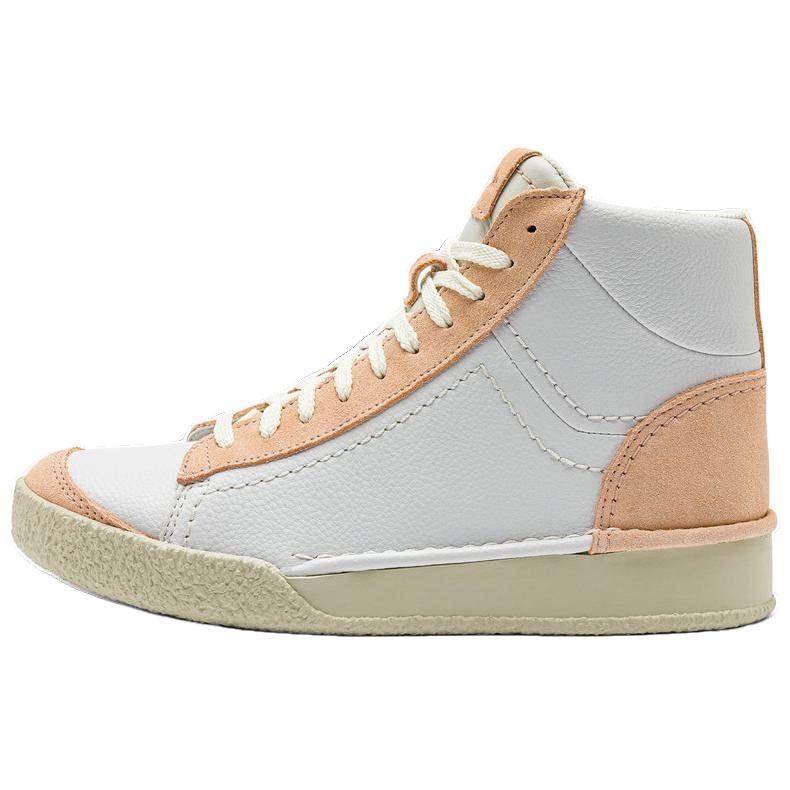 

Кроссовки clarks Skateboarding Shoes Women's High-top Yellow, цвет Apricot