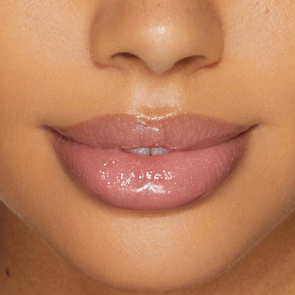Пампер для губ Kylie Cosmetics Plumping Gloss, rose gold with golden shimmer/Curve Him — фото 2