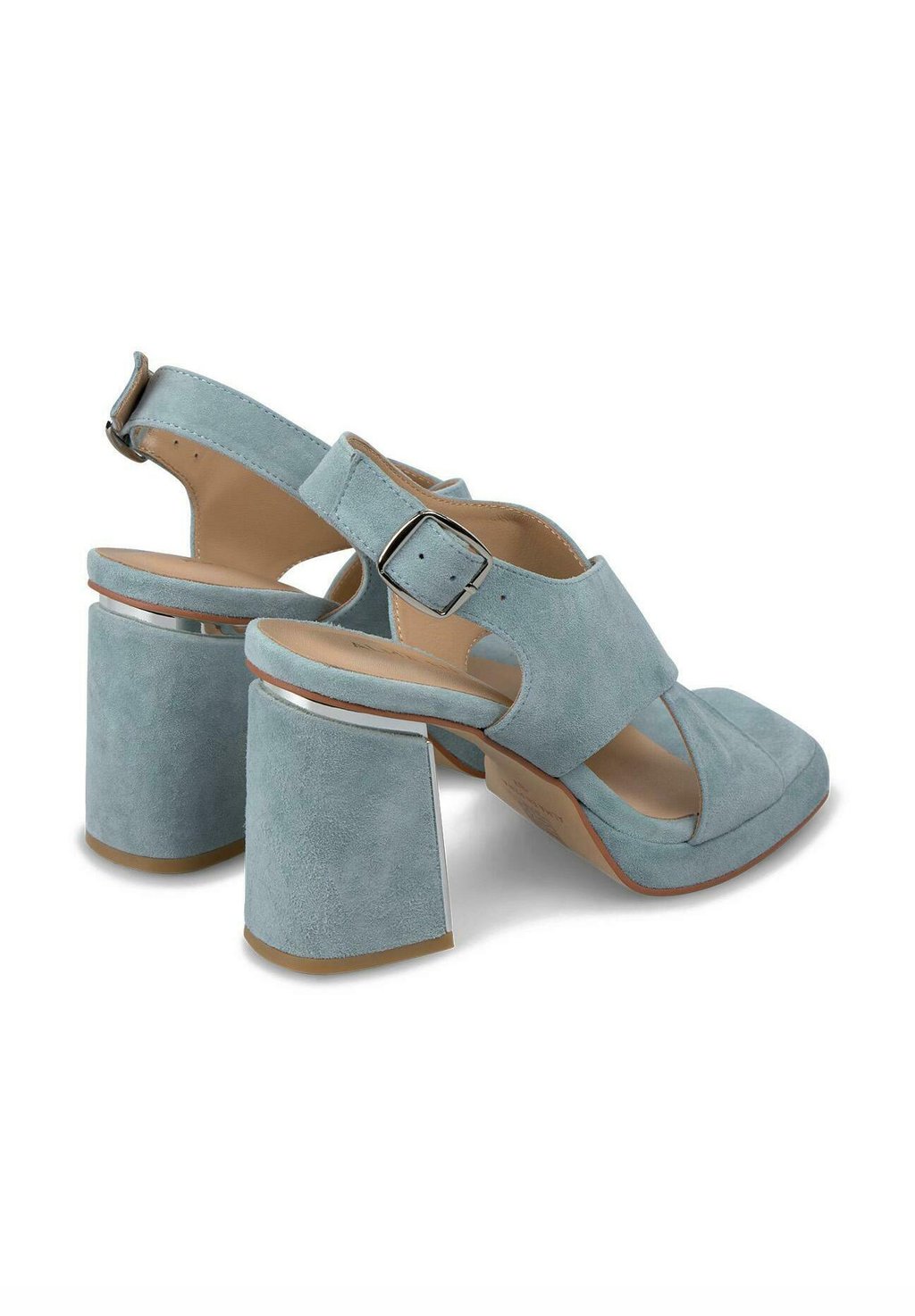 Босоножки на высоком каблуке CON DE CON PUNTERA Y CIERRE CON HEBILLA - Sandals Alma en Pena, цвет Azul Jaspeado — фото 4