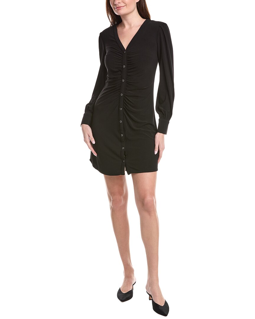 

Топ CeCe с присборенной юбкой, черный