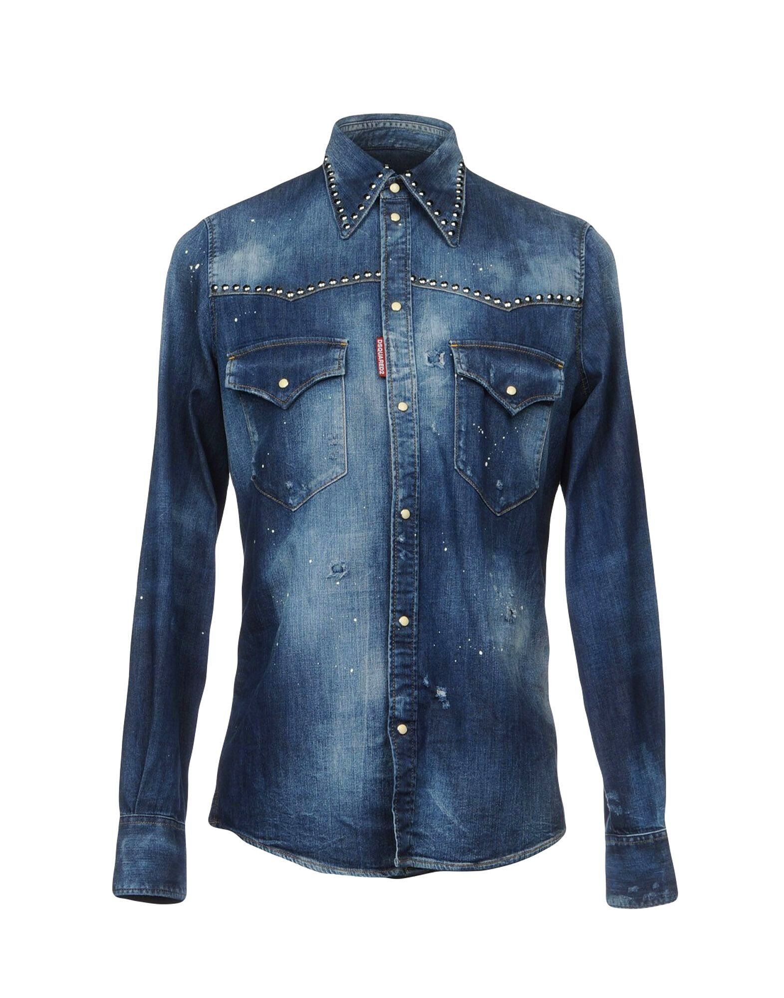 

Джинсовая рубашка Dsquared2, синий