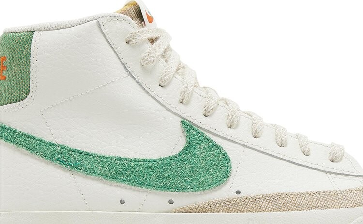 Кроссовки Blazer Mid '77 Vintage 'Sail Stadium Green', белый — фото 2