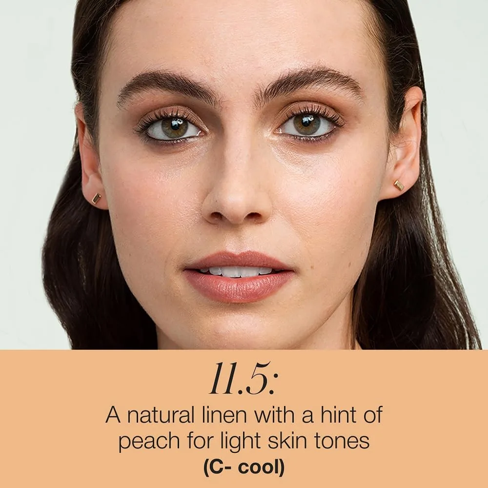 RMS Beauty "Un" Cover-Up Concealer & Foundation - 12-часовое стойкое покрытие - некомедогенный крем-консилер для темных кругов и несовершенств - естественное покрытие, как кожа - 5,7 г 5.67 г (1 шт.), 11.5 — фото 2