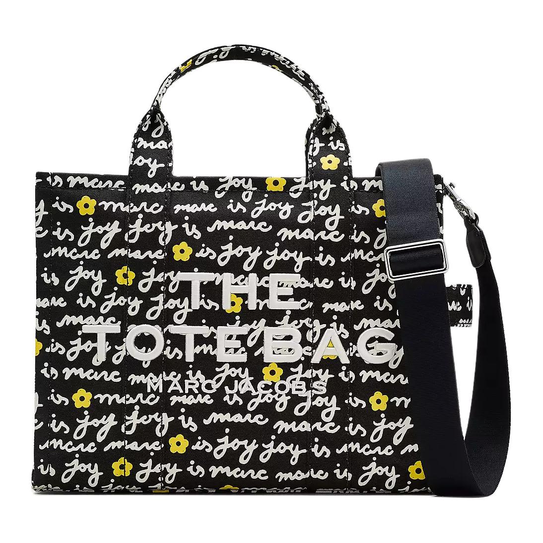 

MARC JACOBS Холщовая сумка-шоппер Сумка для покупок Сумка через плечо Женская сумка среднего размера разноцветная