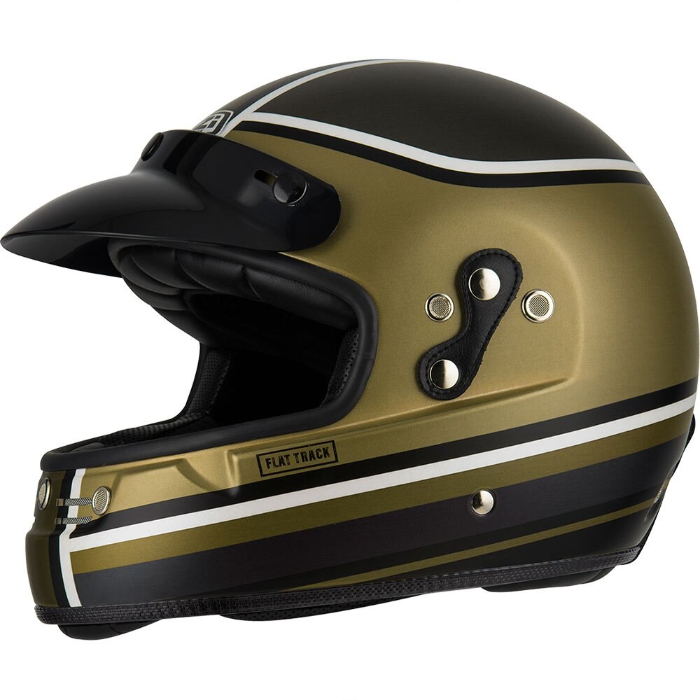

Шлем для мотокросса Nzi Flat Track 2, золотой