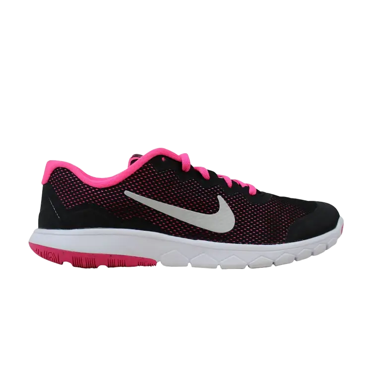 

Кроссовки Nike Flex Experience 4 GS 'Black Pink', розовый