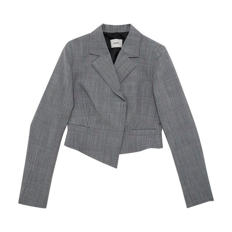 

Куртка Coperni Cropped Double Breasted Jacket, черный