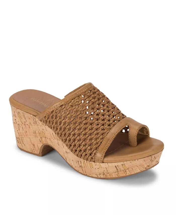 Женские босоножки Bethie Slide на танкетке Baretraps, коричневый