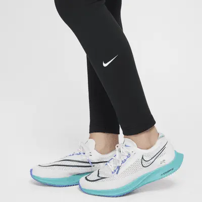 Леггинсы Nike One, черный/белый — фото 3