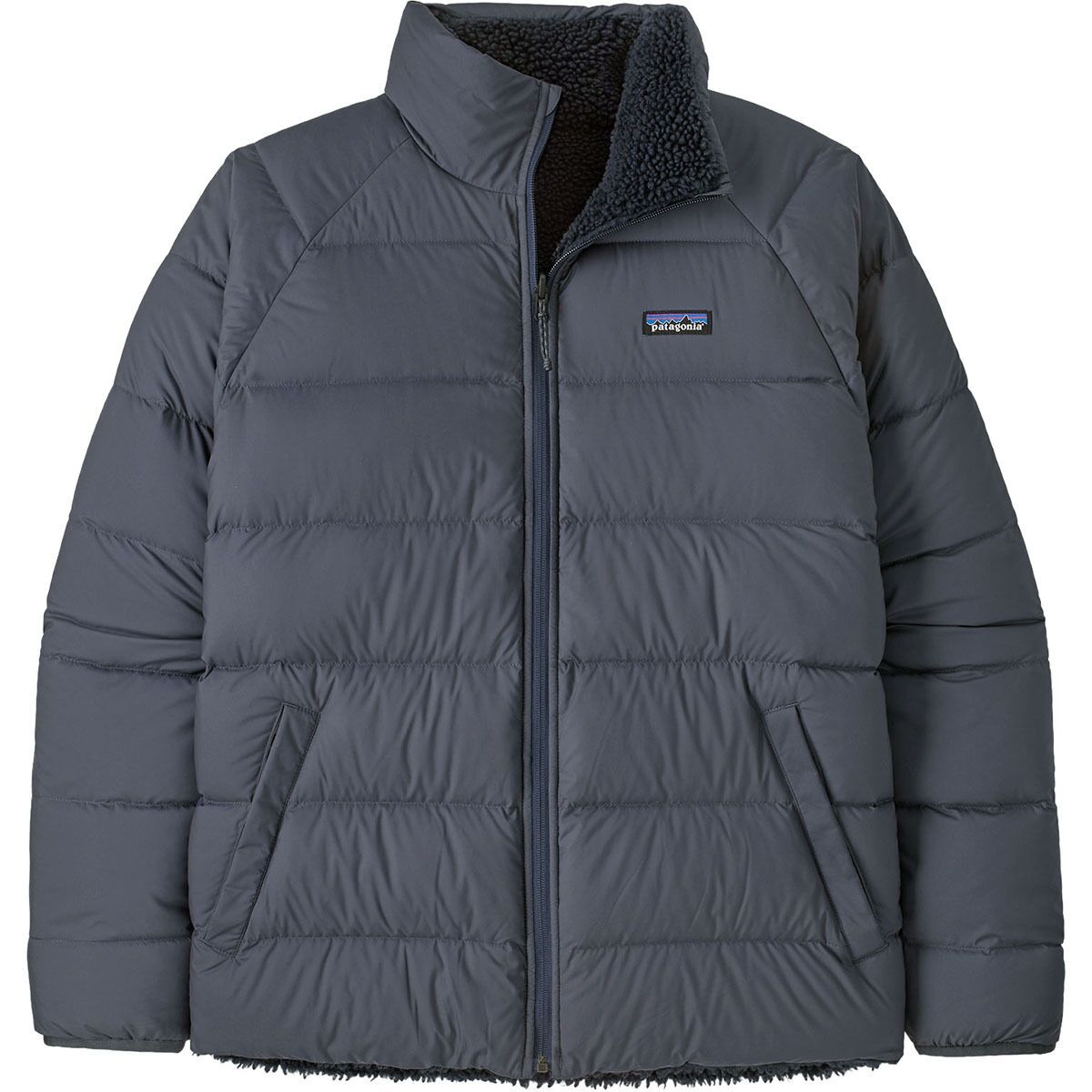 

Обратимая пуховая куртка Silent Patagonia, цвет smolder blue