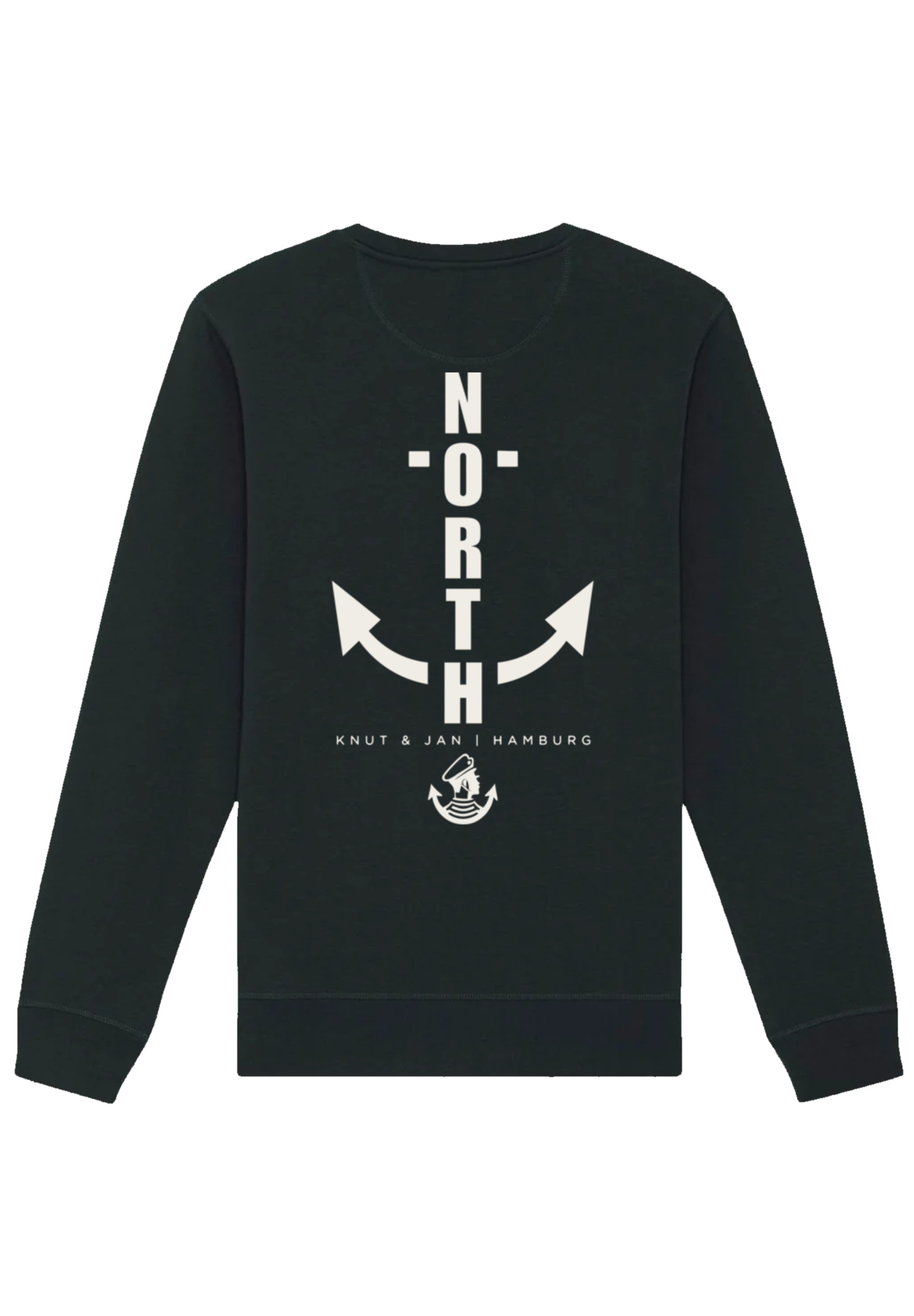 

Толстовка F4NT4STIC Unisex North Anchor Knut & Jan Hamburg, черный