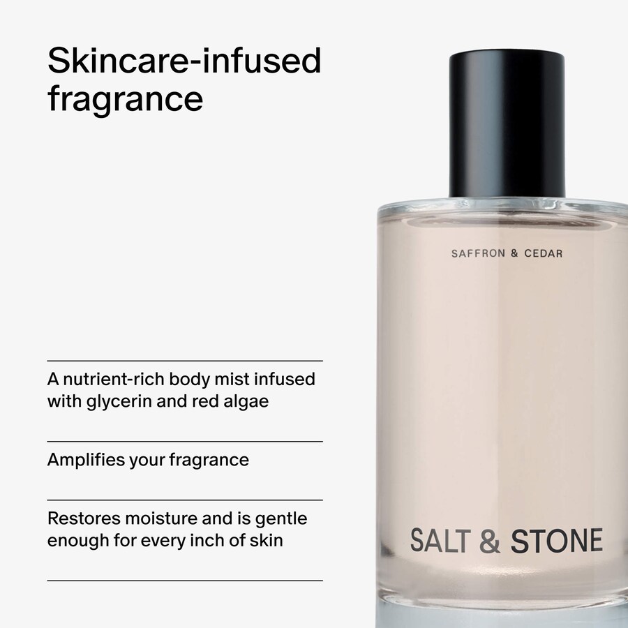 Парфюмированный спрей для тела и волос Salt & Stone Saffron & Cedar, 100 мл — фото 4