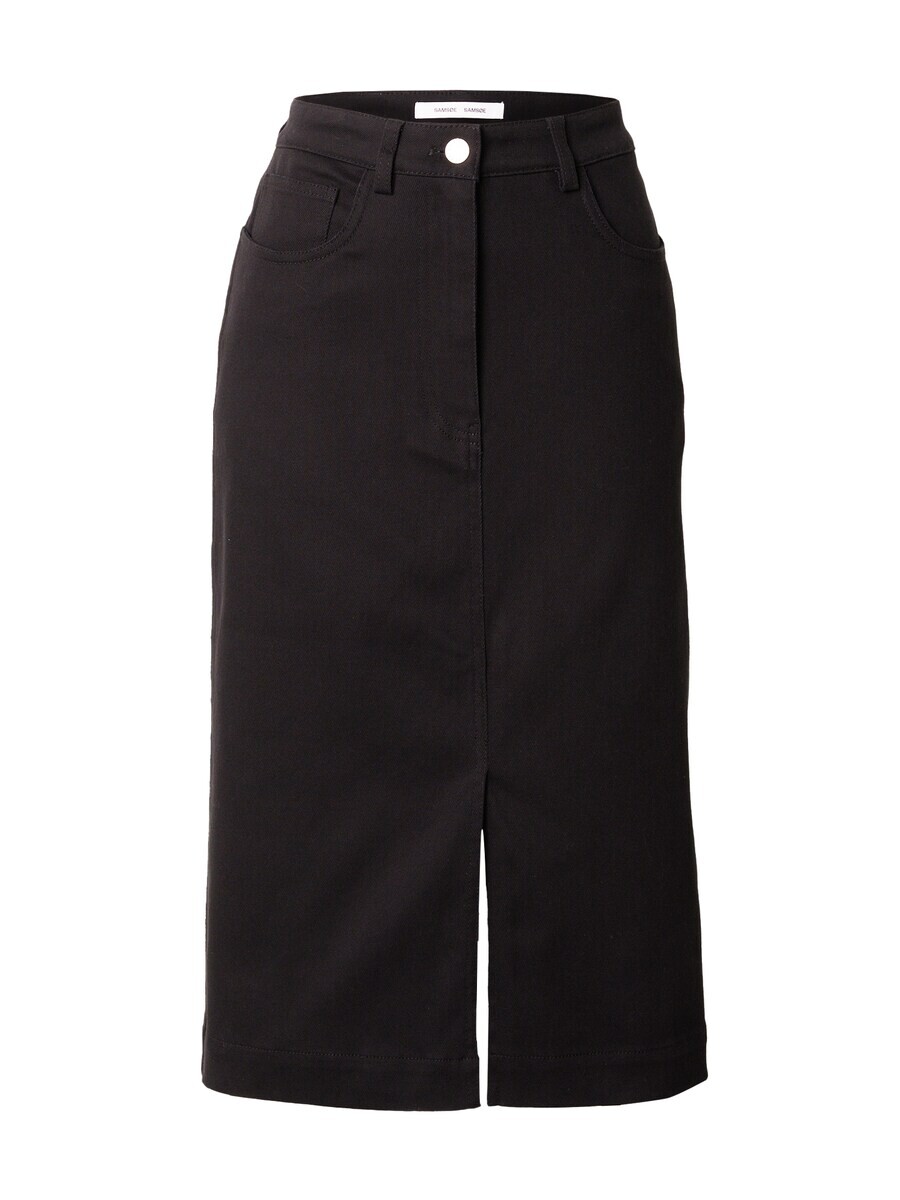 

Юбка миди Samsøe Samsøe Skirt Raya, черный деним