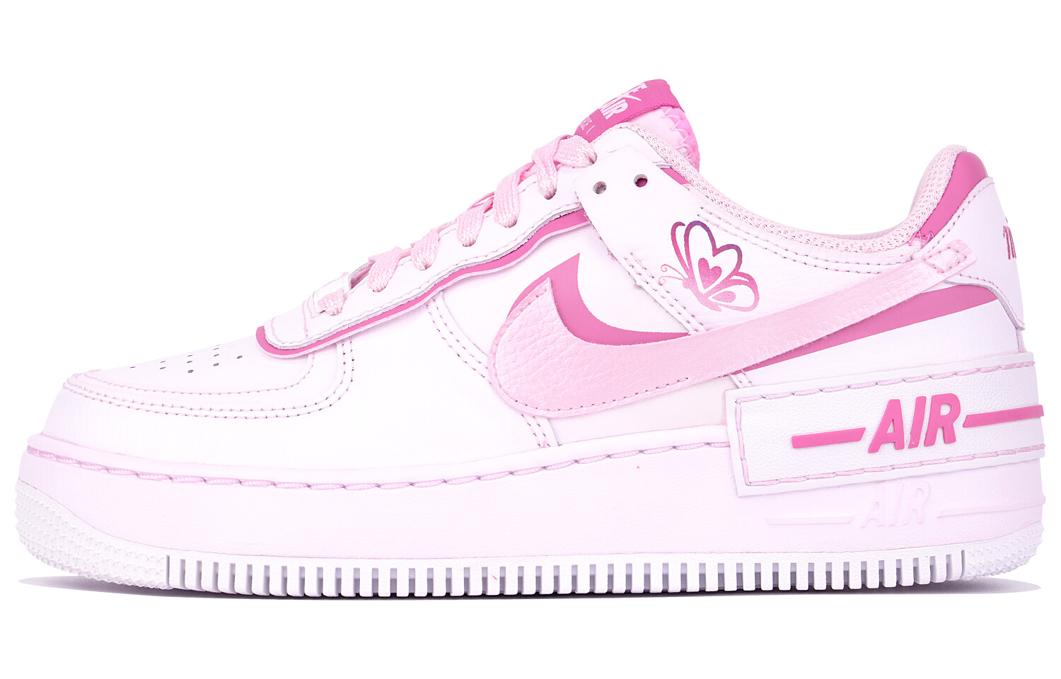 

Кроссовки Nike Air Force 1 Skateboard Shoes Women's Low-Top Pink White